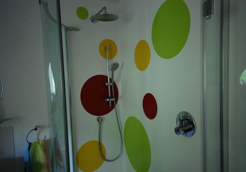 Funky Patterned Shower Wall Panels