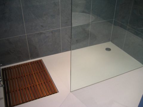 Bespoke Wet Room Shower Area with Iroko Duck Board