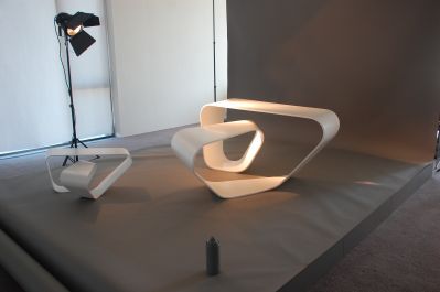 Corian Ribbon table