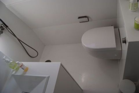 Small Bathroom Corian Wet Room