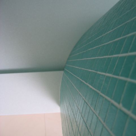 junction with shower wall