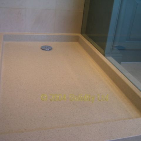 HI-MACS shower tray